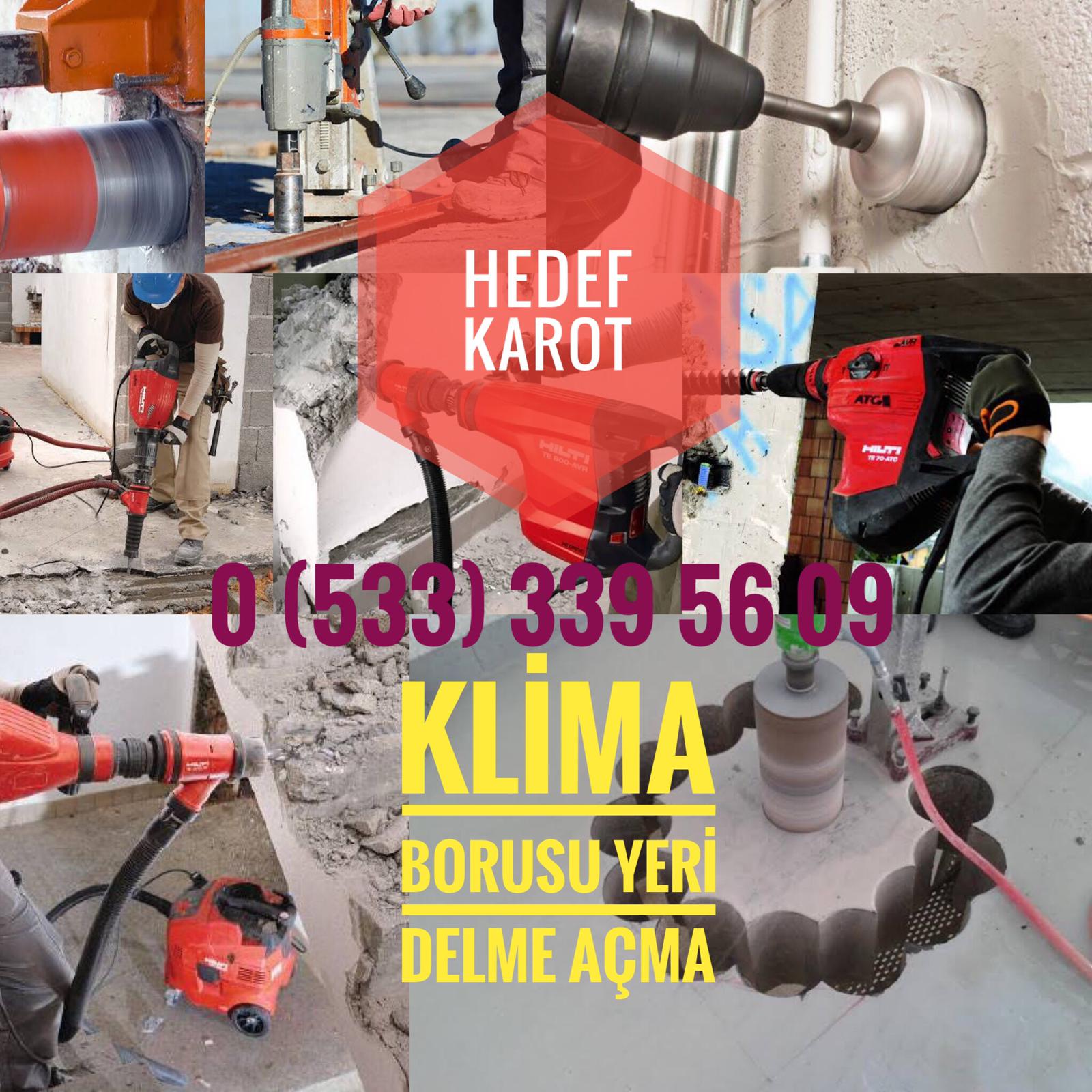 Klima Borusu Yeri Delme - Açma